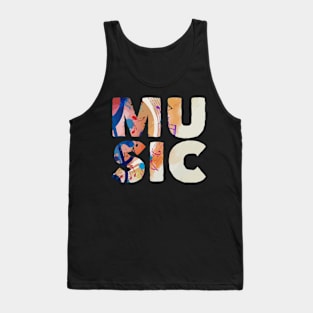 Music Painting Tank Top